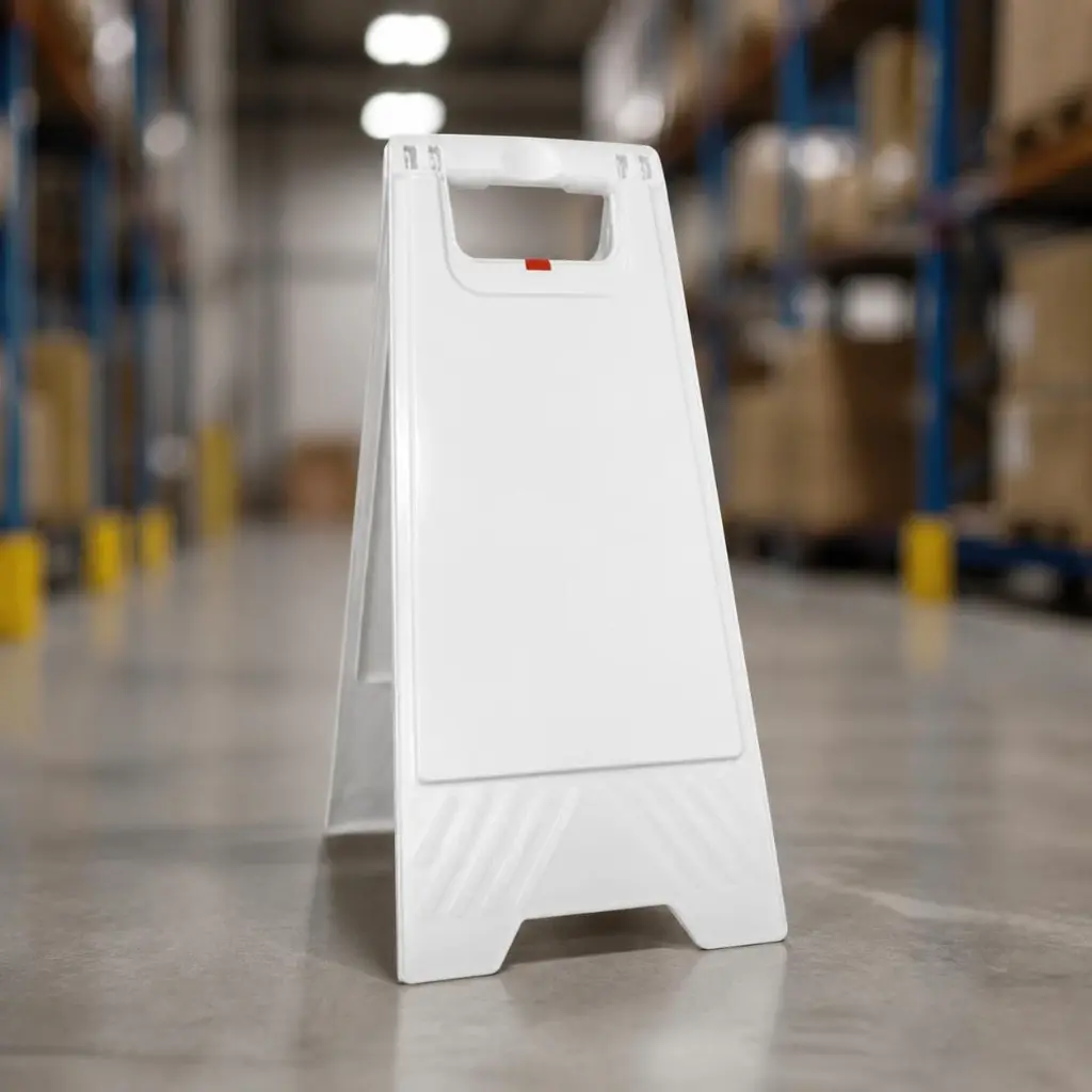 AI Generated Media 1 — Entrepôt logistique (face) — avec insert rouge