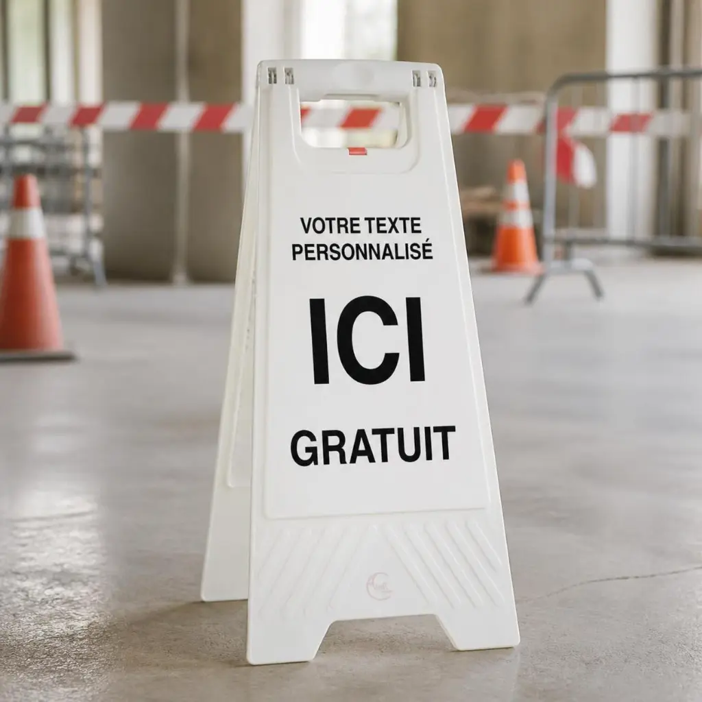AI Generated 201721-blanc - Image 3 Zone chantier intérieur avec visuel