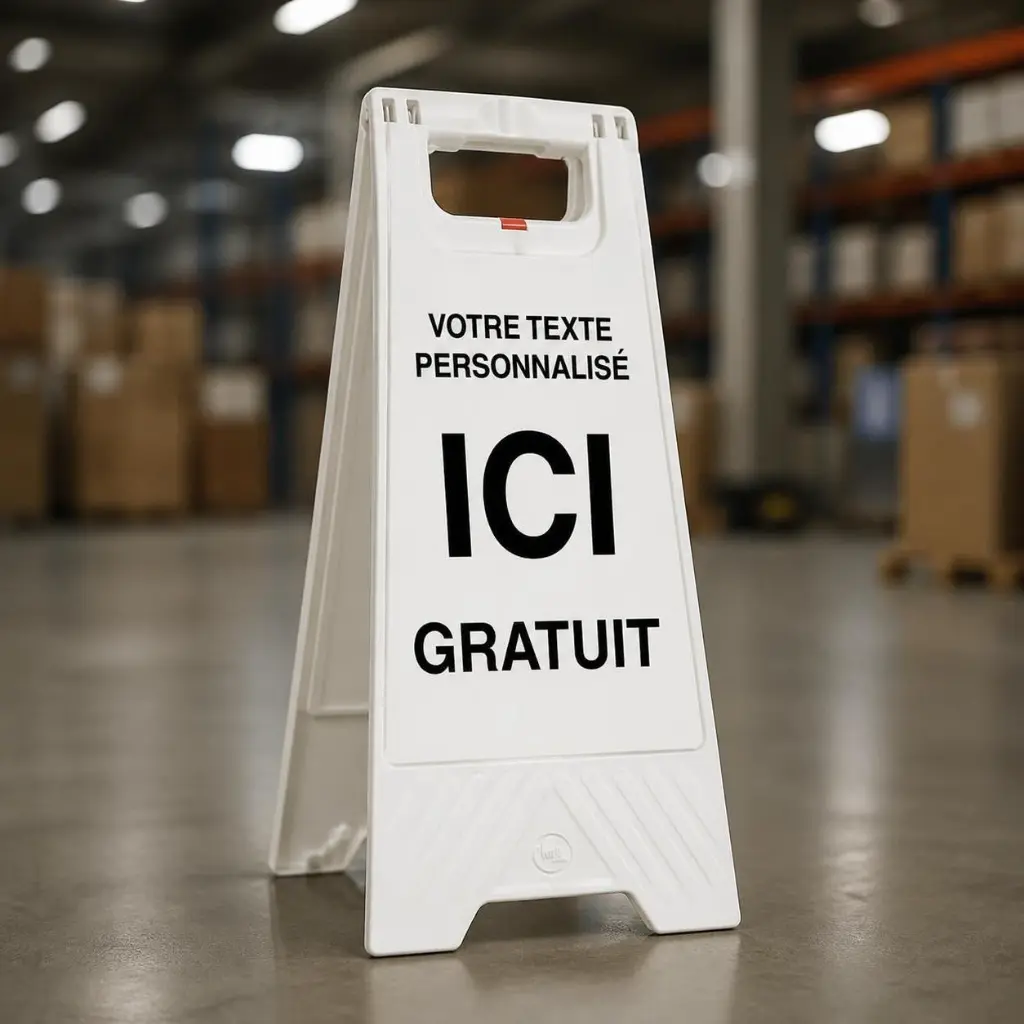 AI Generated 201721-blanc - Image 2 Entrepôt logistique (3/4) avec visuel