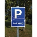 Kit Panneau PARKING aluminium 3mm (450x630 mm)