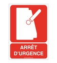 Panneau Arrêt D'urgence - AI