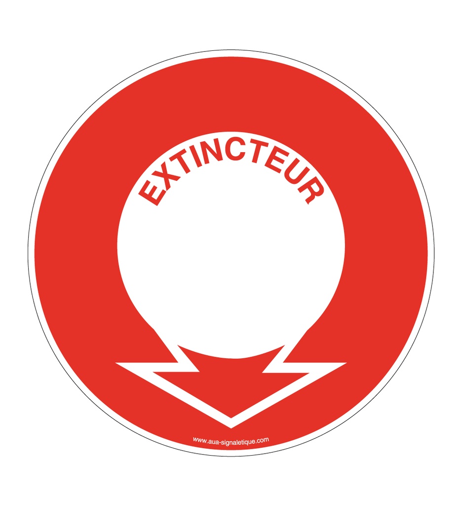 Panneau Emplacement Extincteur - Texte
