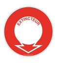 Panneau Emplacement Extincteur - Texte