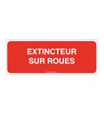 Panneau Extincteur sur roues - B