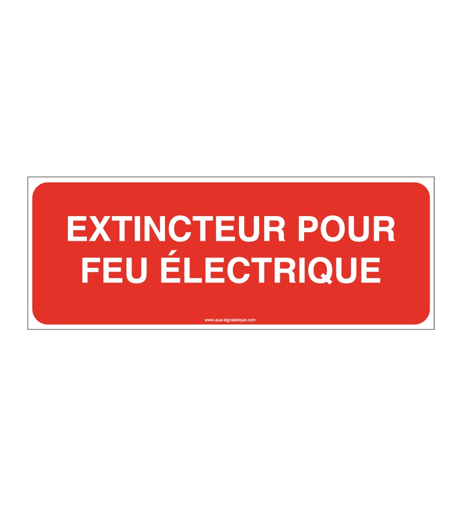Panneau Extincteur pour feux électriques - B