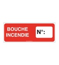 Panneau Bouche incendie N° - B