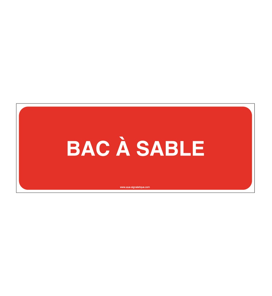 Panneau Bac à sable - B