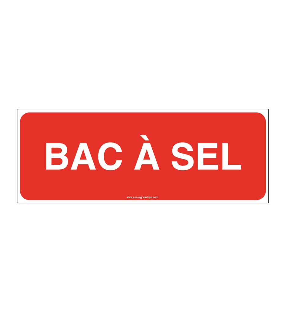 Panneau Bac à sel - B