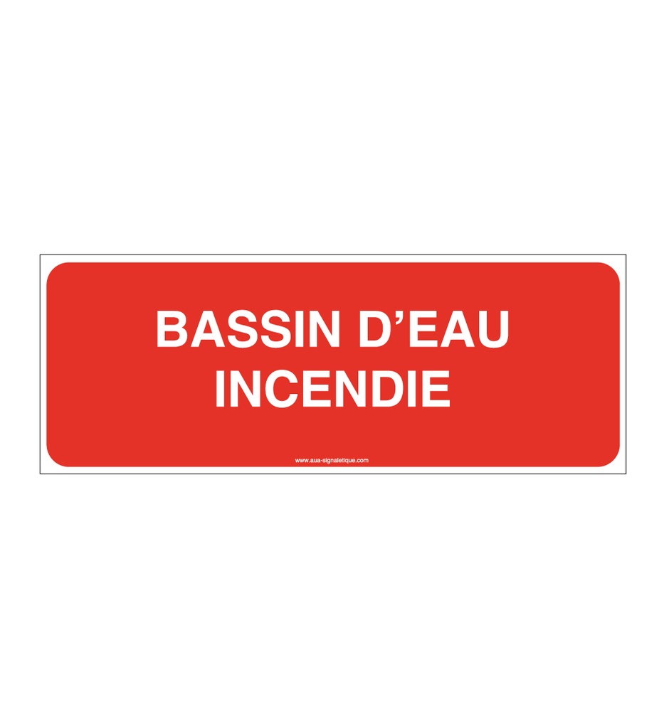 Panneau Bassin d'eau incendie - B