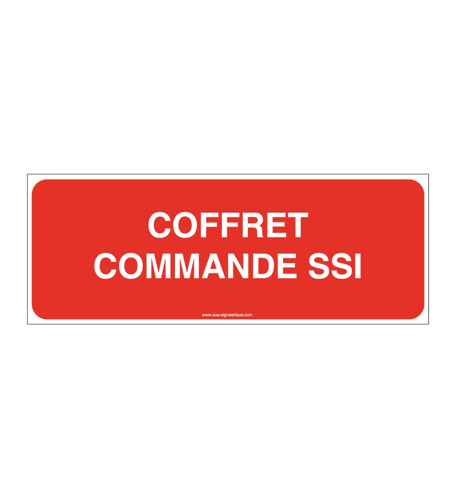 Panneau Coffret commande SSI - B