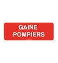 Panneau Gaine pompiers - B