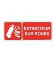 Panneau Extincteur sur roue - B