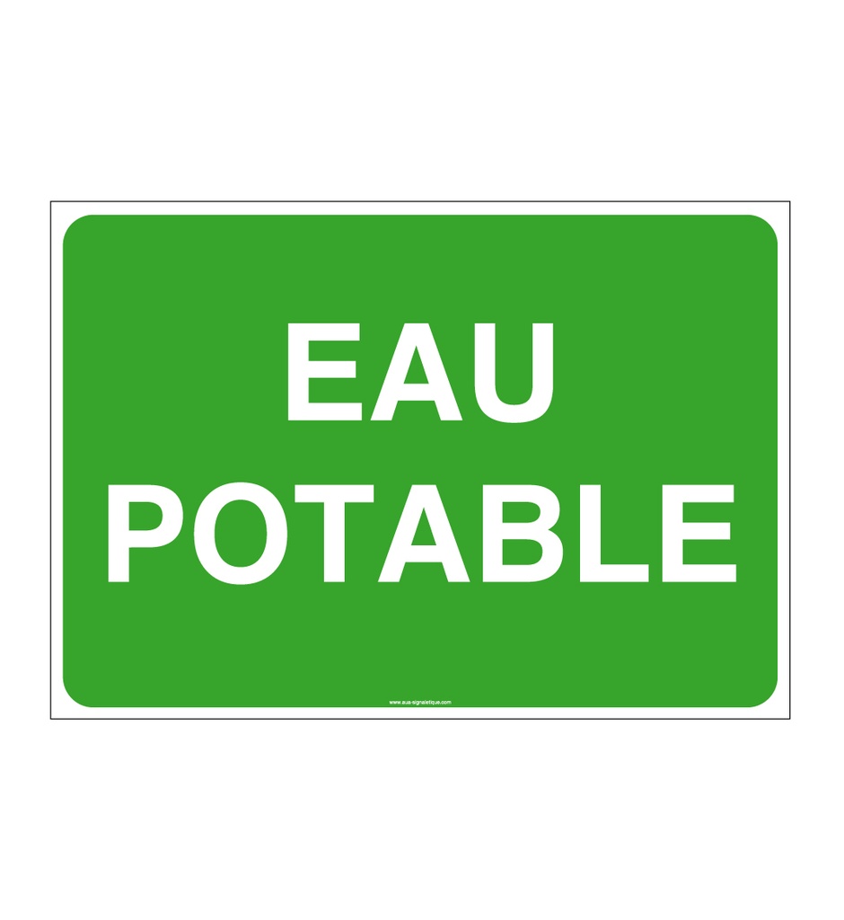 Panneau Eau Potable