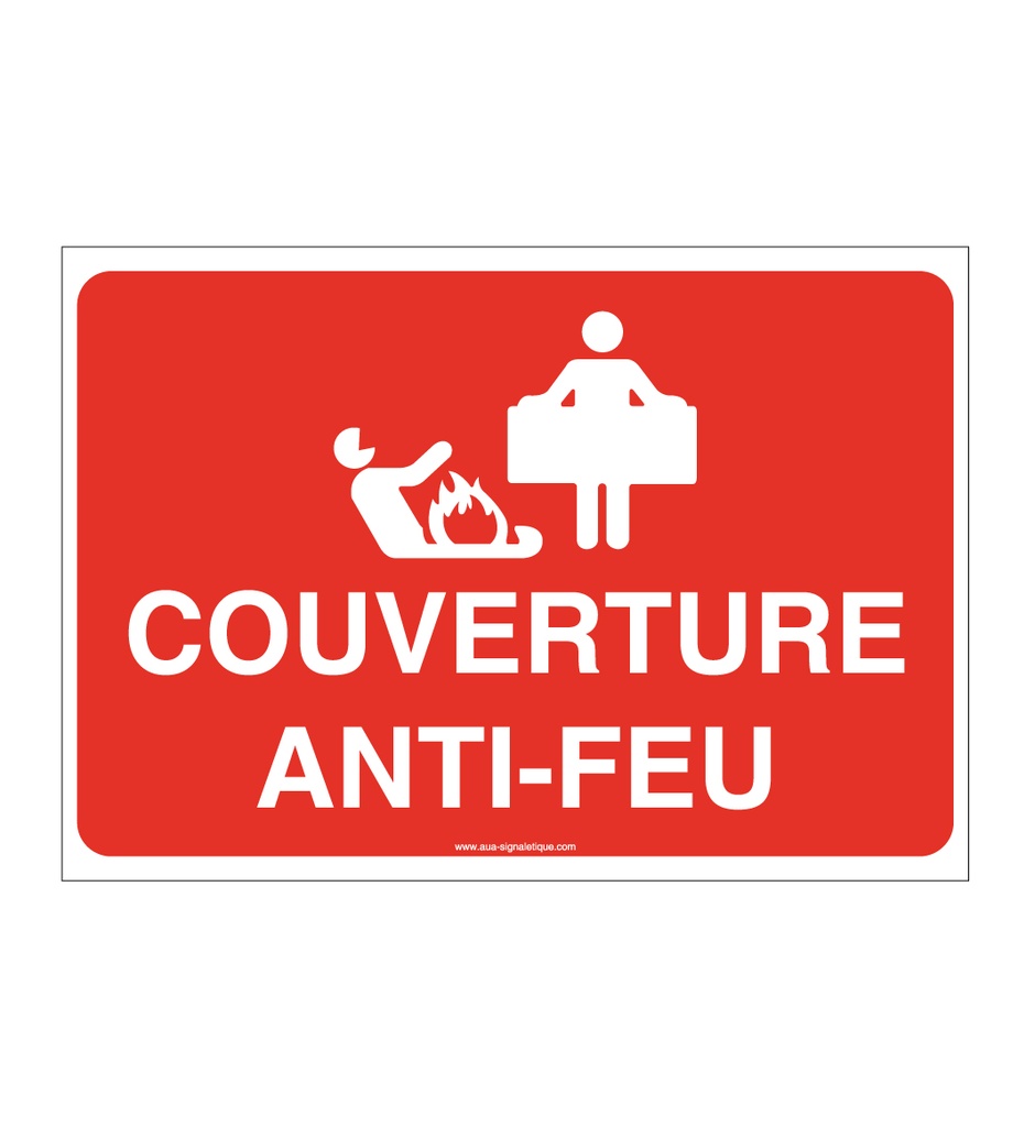 Panneau Couverture anti-feu avec picto