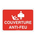 Panneau Couverture anti-feu avec picto