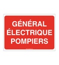 Panneau Général électrique pompiers