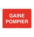 Panneau Gaine pompier