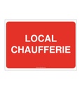 Panneau Local chaufferie