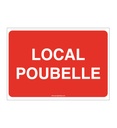 Panneau Local poubelle