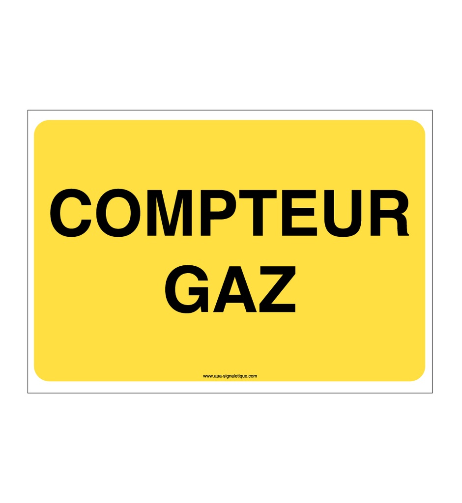 Panneau Compteur gaz