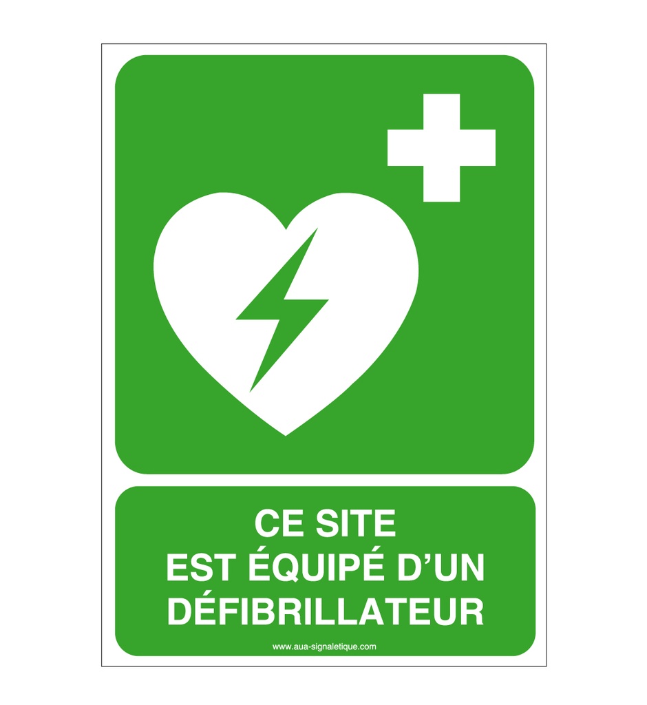 Panneau Défibrillateur