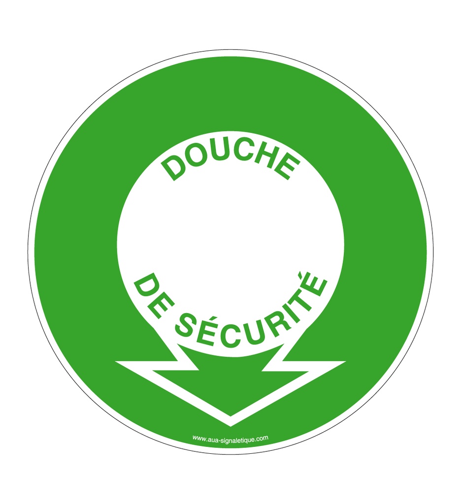 Panneau Localisation Douche de Sécurité
