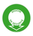 Panneau Localisation Douche de Sécurité