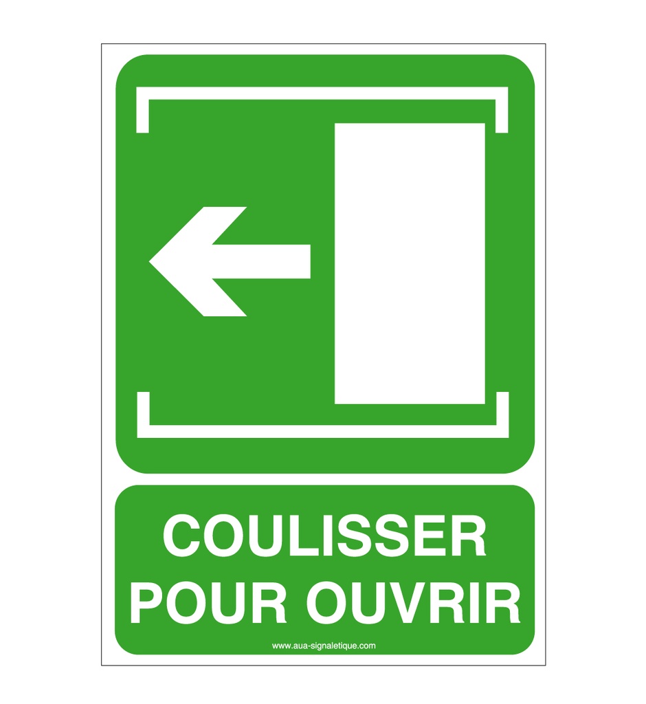 Panneau Coulisser pour Ouvrir Gau - Verticale