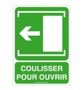 Panneau Coulisser pour Ouvrir Gau - Verticale