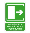 Panneau Coulisser la porte vers la droite-AI