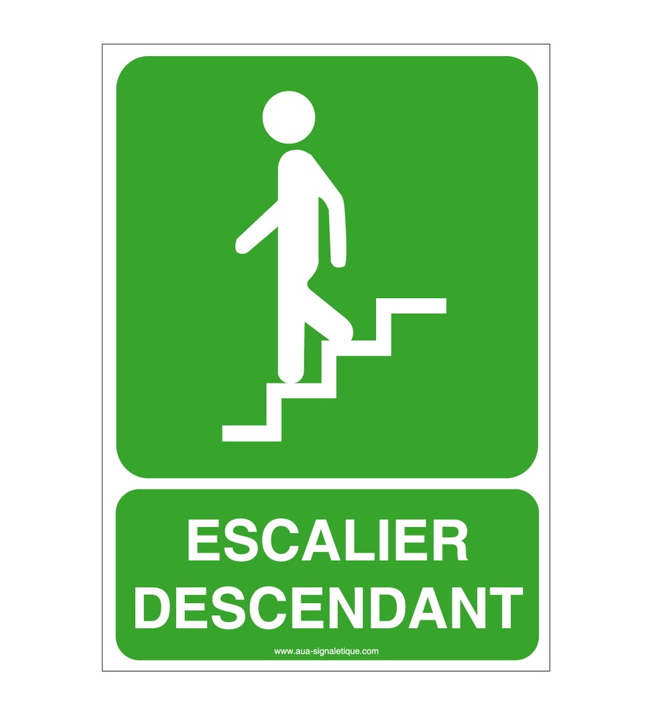 Panneau Escalier descendant-AI