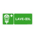 Panneau Lave oeil avec picto-B