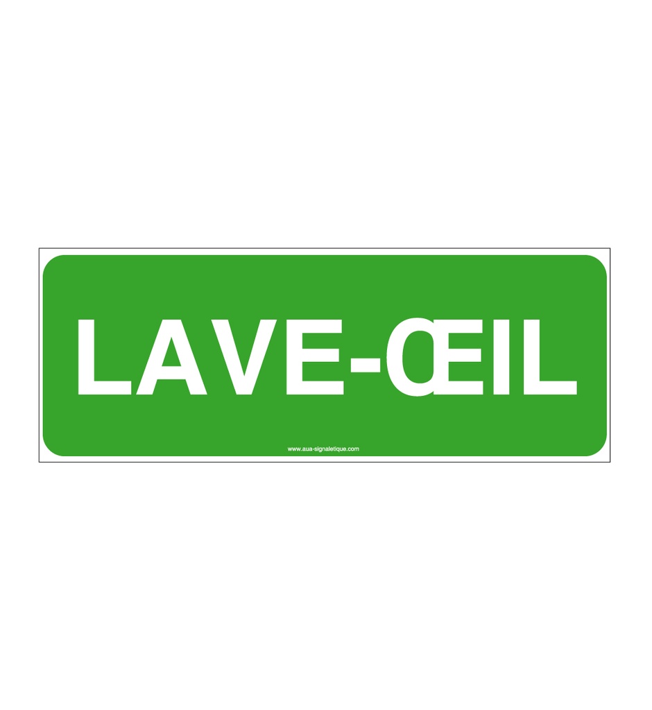 Panneau Lave-oeil - B