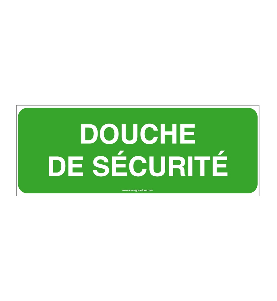 Panneau Douche de sécurité-B