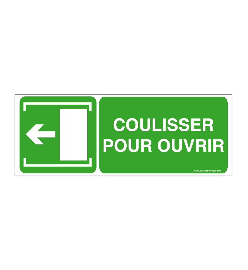 Panneau Coulisser pour ouvrir - Gau - B