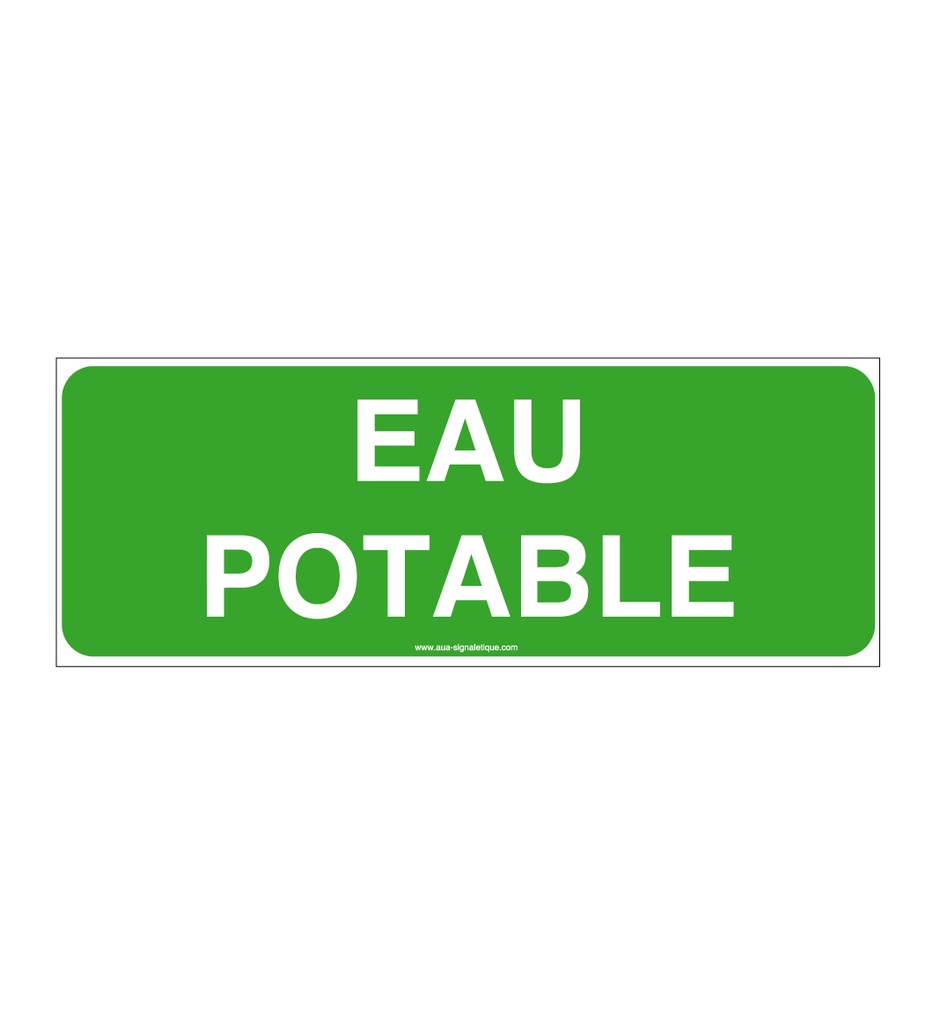Panneau Eau potable - B