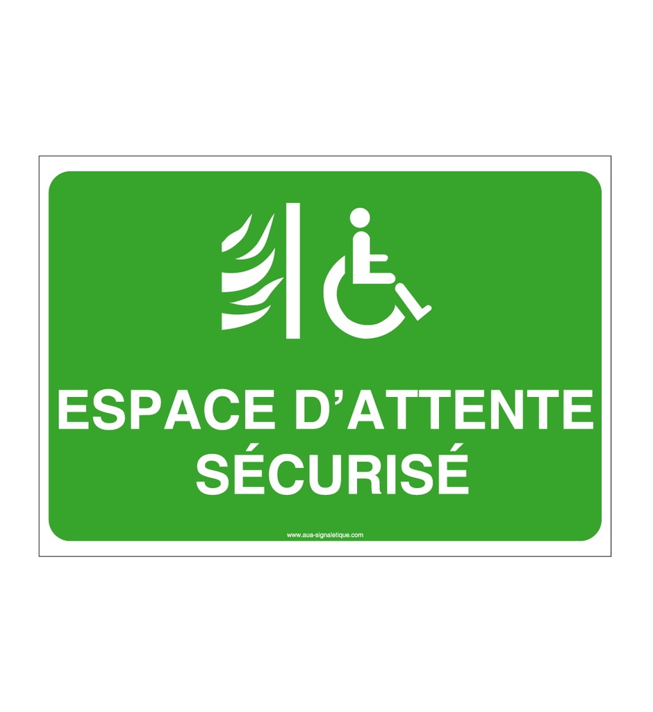 Panneau Espace d'attente sécurisé - AP