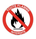 Panneau Flamme Interdite 02