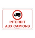 Panneau Interdit aux camions - AP