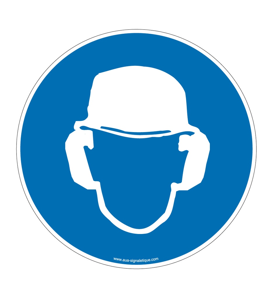 Panneau Casque et Anti-bruit obligatoires