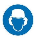 Panneau Casque et Anti-bruit obligatoires