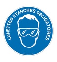 Panneau Lunettes Etanches Obligatoires