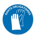 Panneau Gants Obligatoires