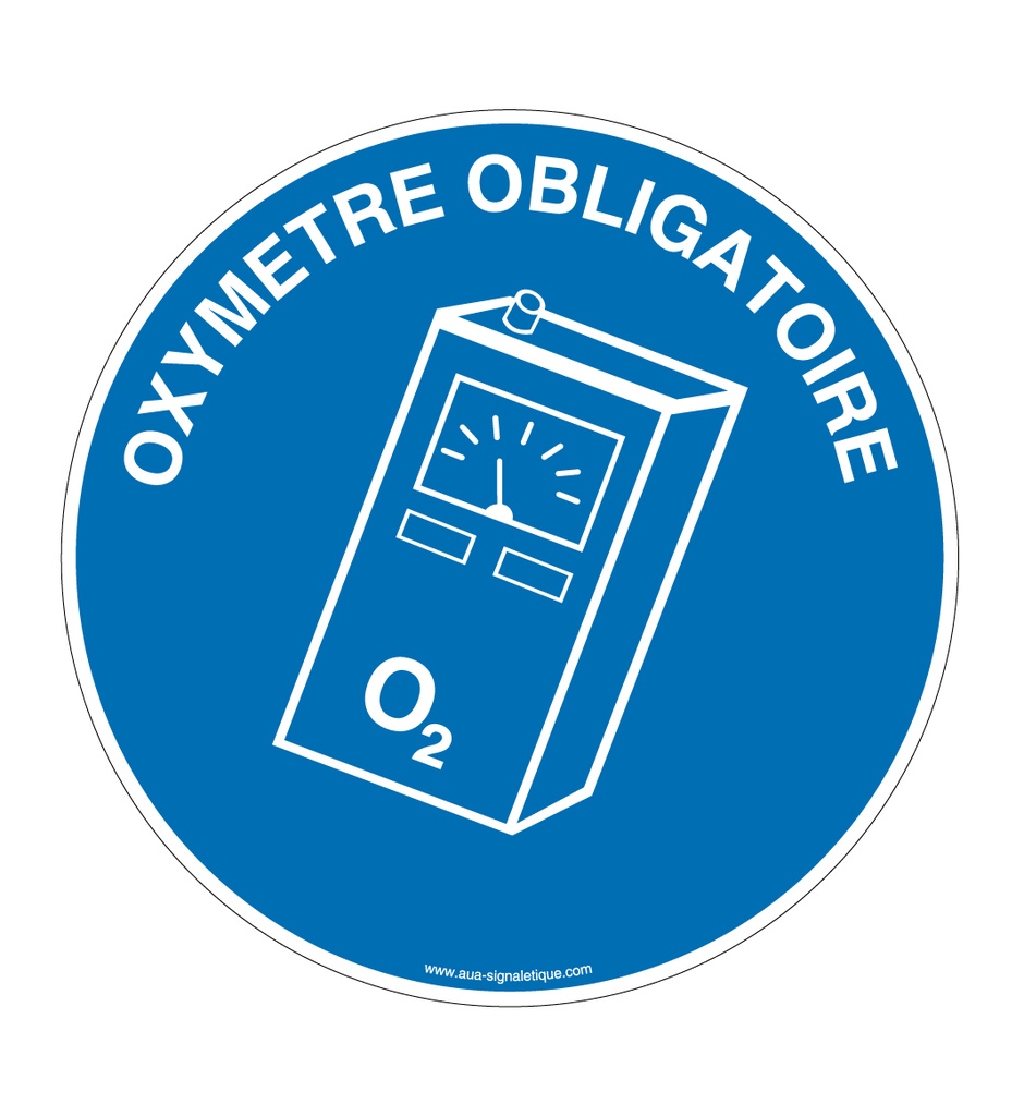 Panneau Oxymetre Obligatoire