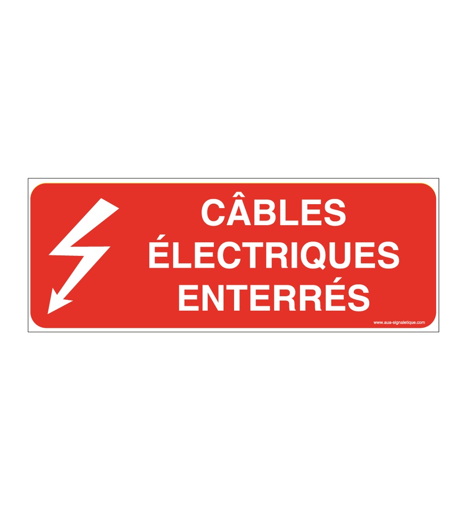 Panneau Câbles électriques enterrés
