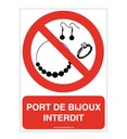 Panneau Bijoux interdits-AI