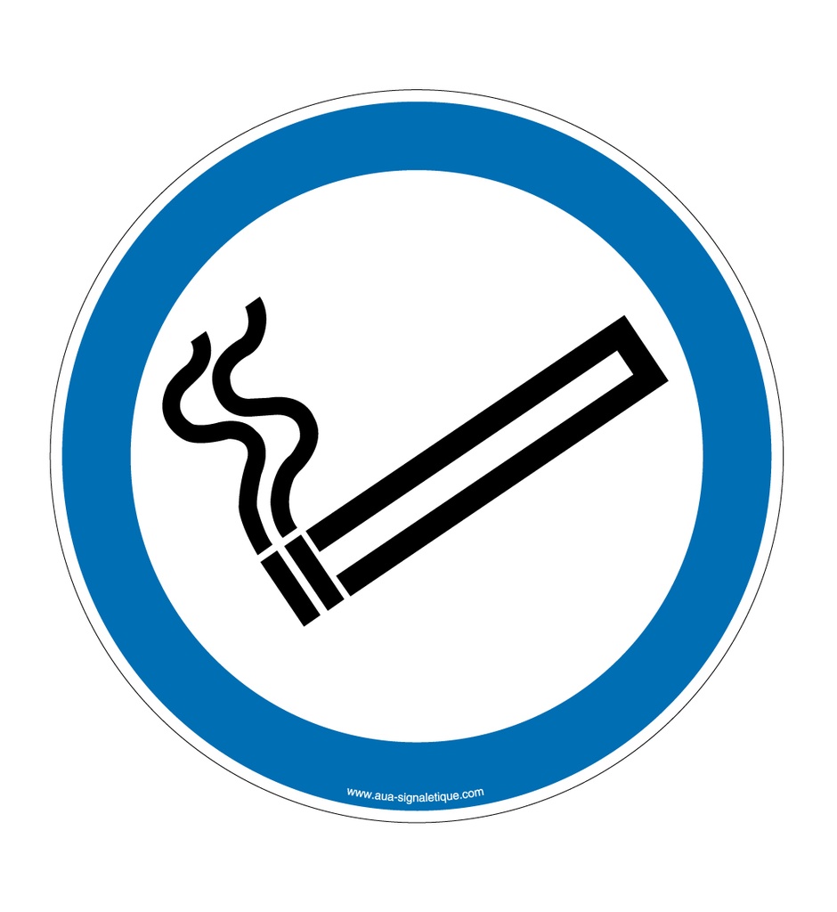 Panneau Espace fumeur-R