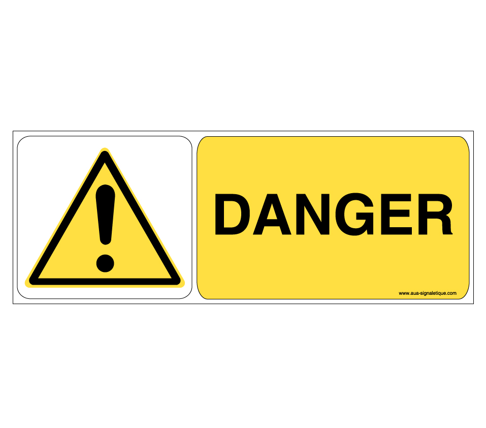 Panneau Danger