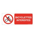 Panneau Bicyclettes interdites-B