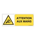 Panneau Attention aux Mains 02